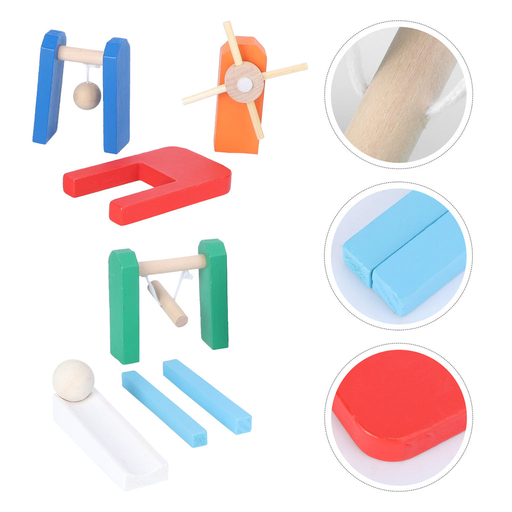 Wooden Domino Blocks Building Toy Educational Toys Z384