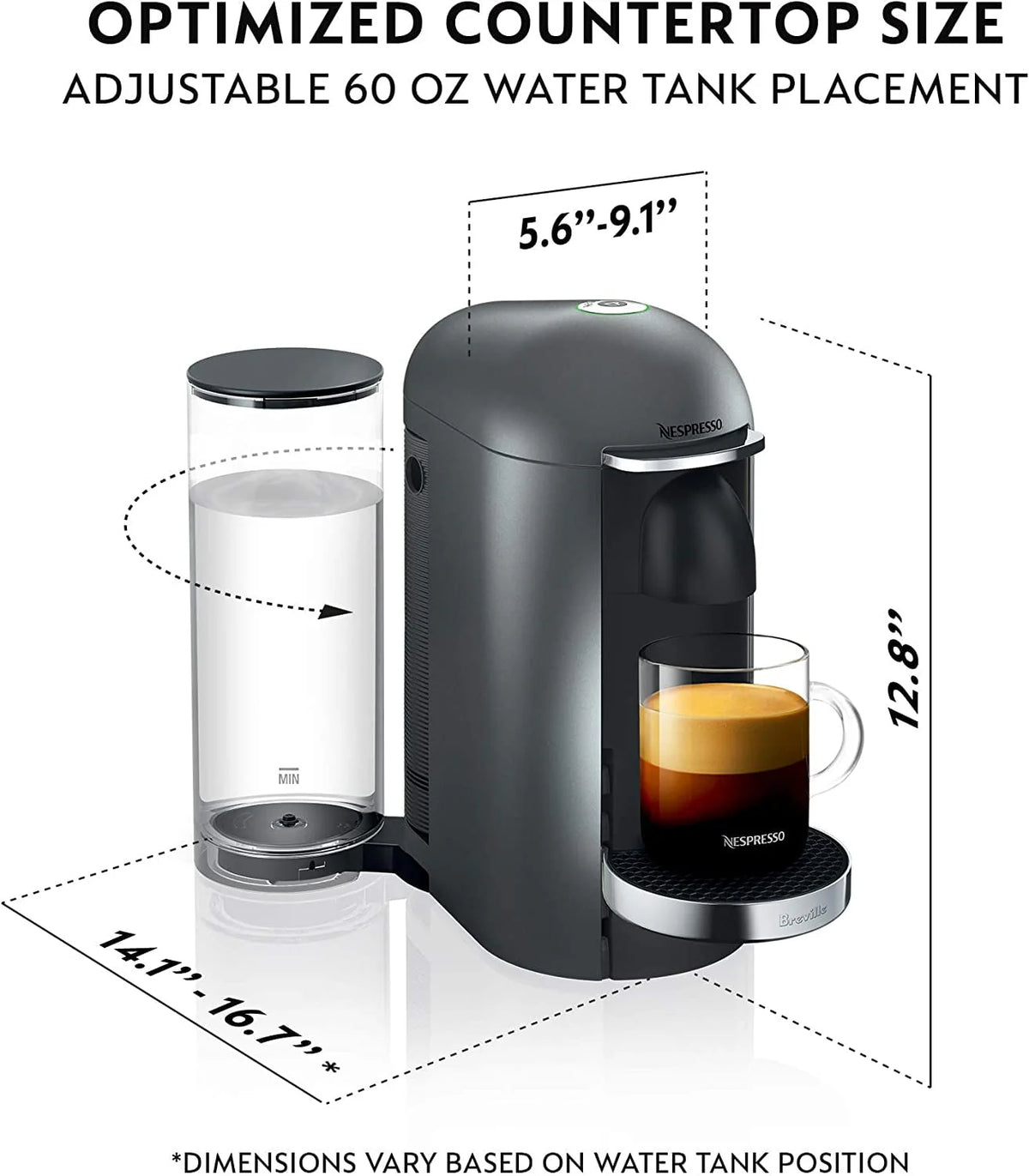 Silver Coffee and Espresso Maker V480232