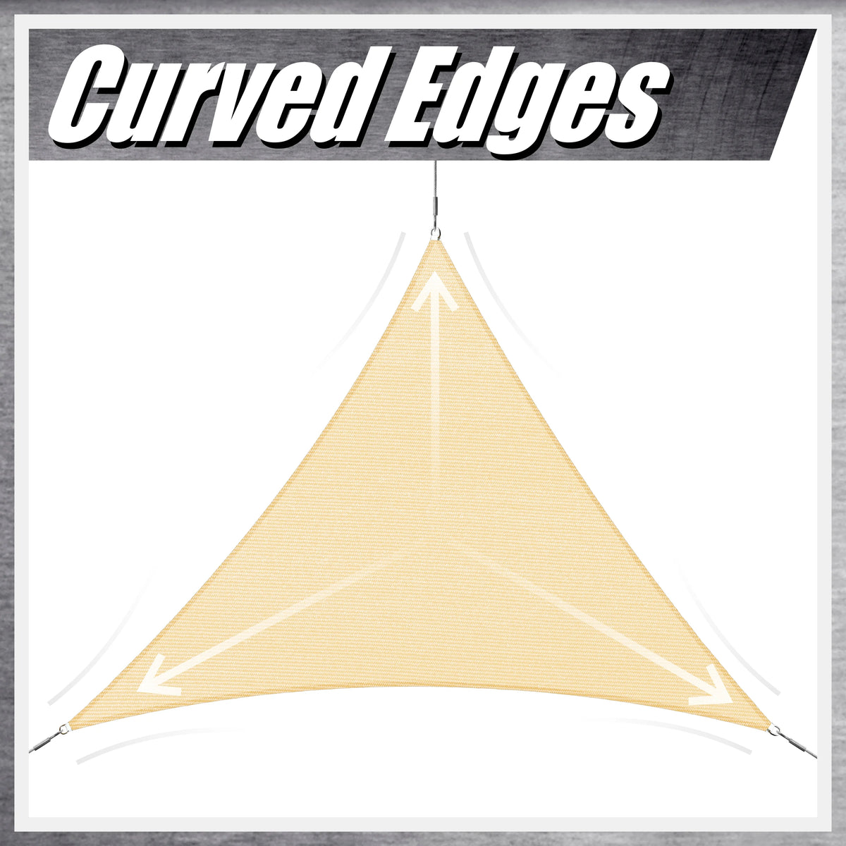 Green Right Triangle Sun Shade Sail Canopy Awning Y836365