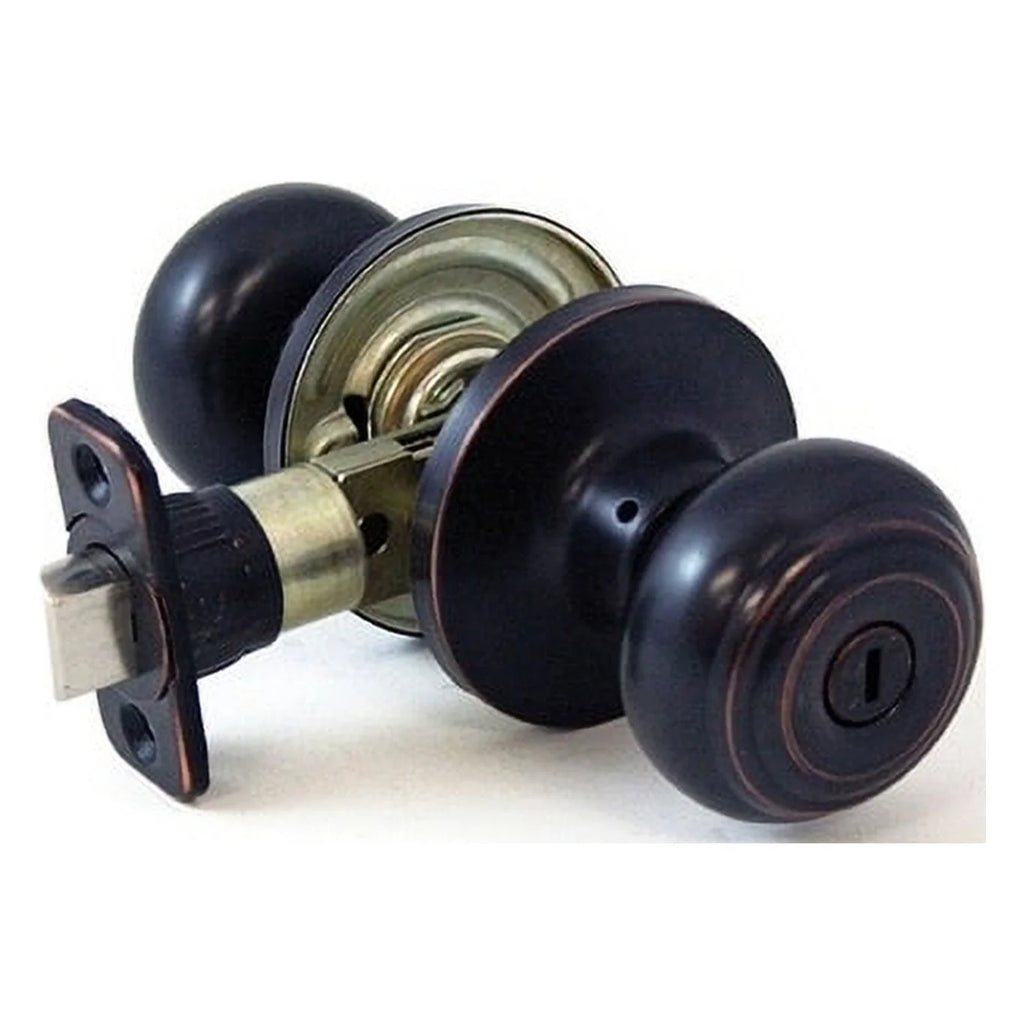 Polished Brass Privacy Locking Door Knob M8197