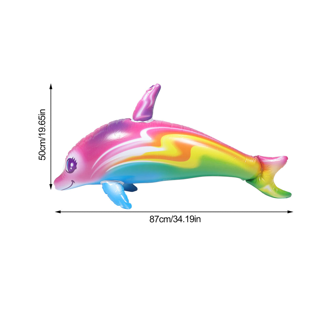 2 Pcs Inflatable Pvc Dolphin Toy C617