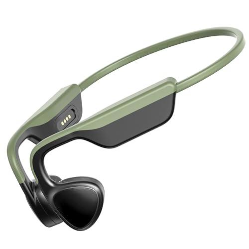 Bone Conduction Bluetooth 5.3 Headphones with Mic, IPX7 Waterproof A233