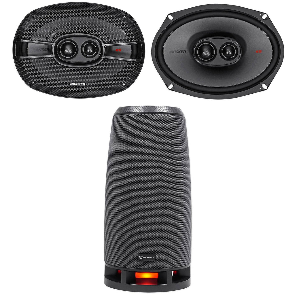 6x9 600 Watt 3-Way Car Audio Speakers R212909