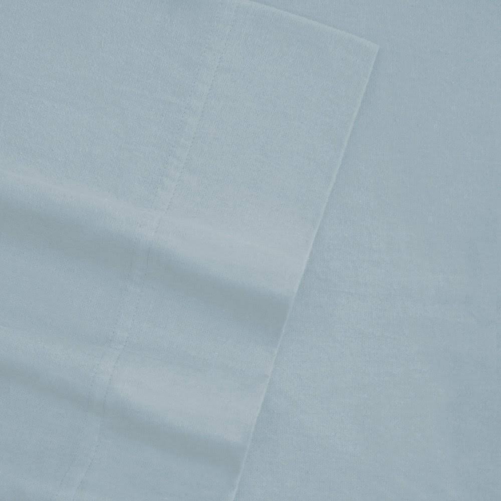 Navy California King Flannel Sheet Set Q335