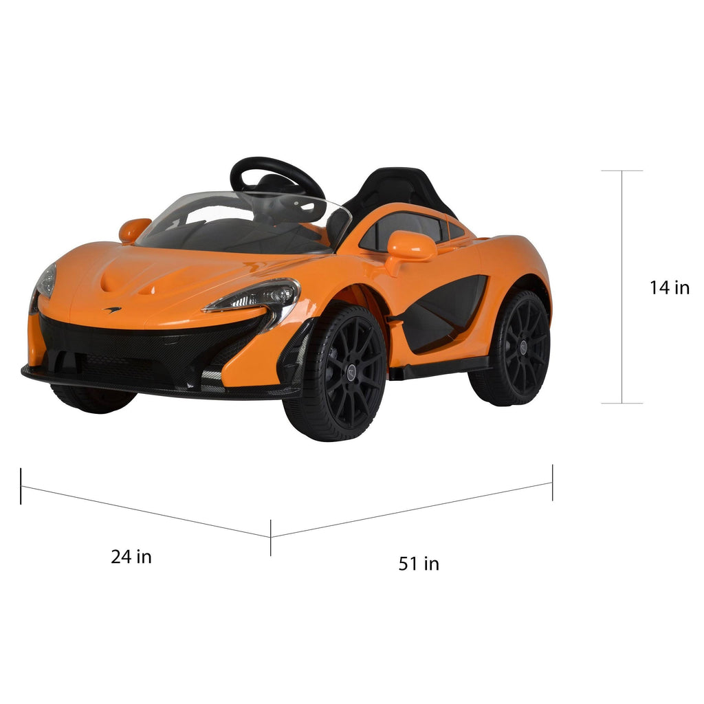 Orange 12V Ride on Car U965044