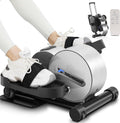 Under Desk Elliptical, Electric Seated Foot Pedal Exerciser with LCD Display Monitor, Remote Control M884