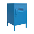 Blue Metal Locker End Table J2827