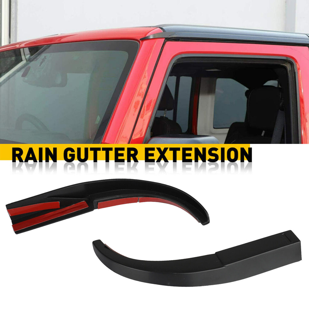 Car Roof Water Rain Diverter Gutter Extension G16882