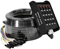 12 Channel 100' XLR Snake Cable with 1/4 Returns W6387