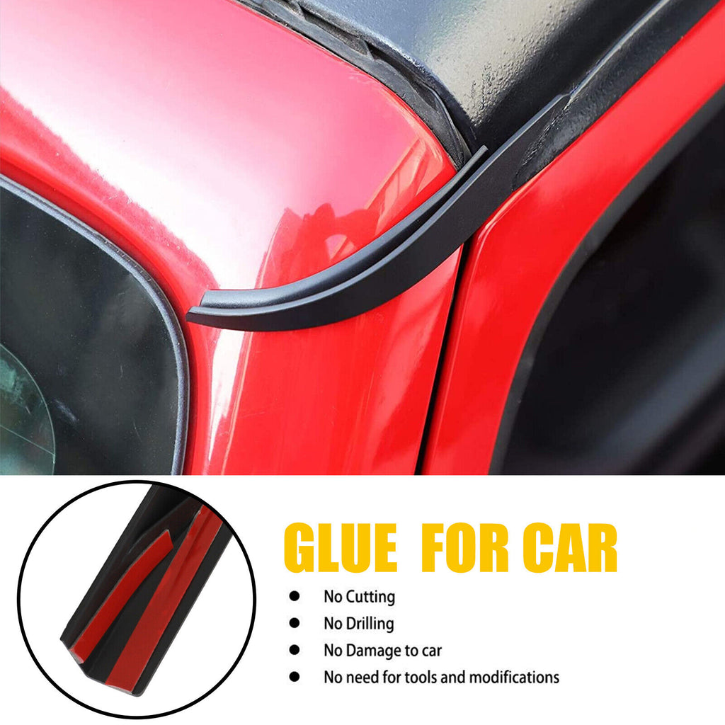 Car Roof Water Rain Diverter Gutter Extension G16882