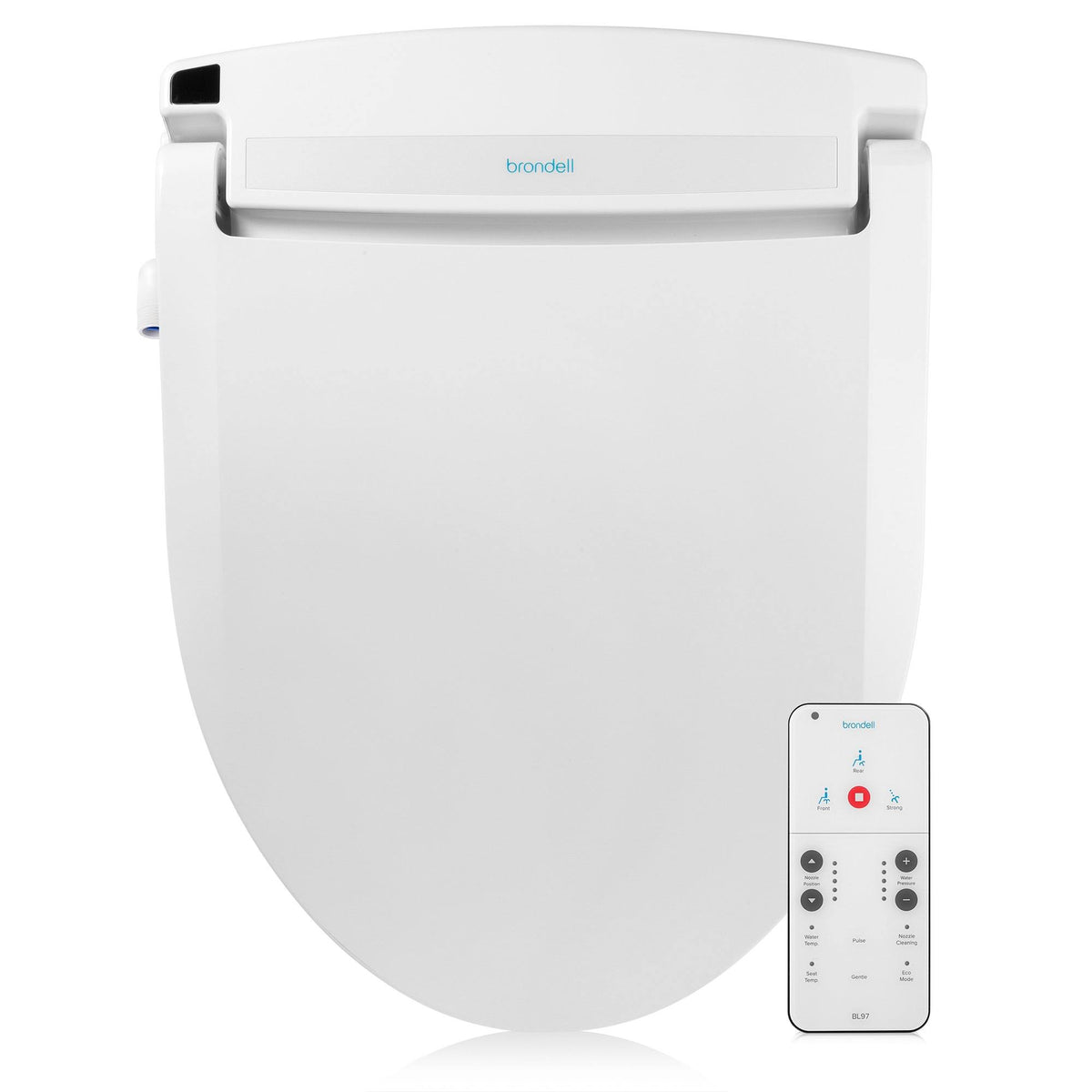 Elongated White Electronic Bidet Seat Z933369