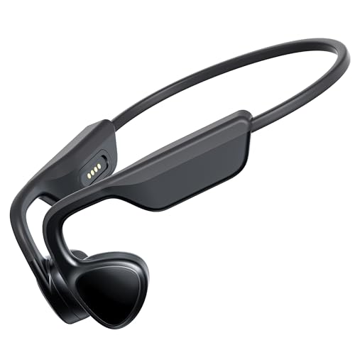 Bone Conduction Bluetooth 5.3 Headphones with Mic, IPX7 Waterproof A233