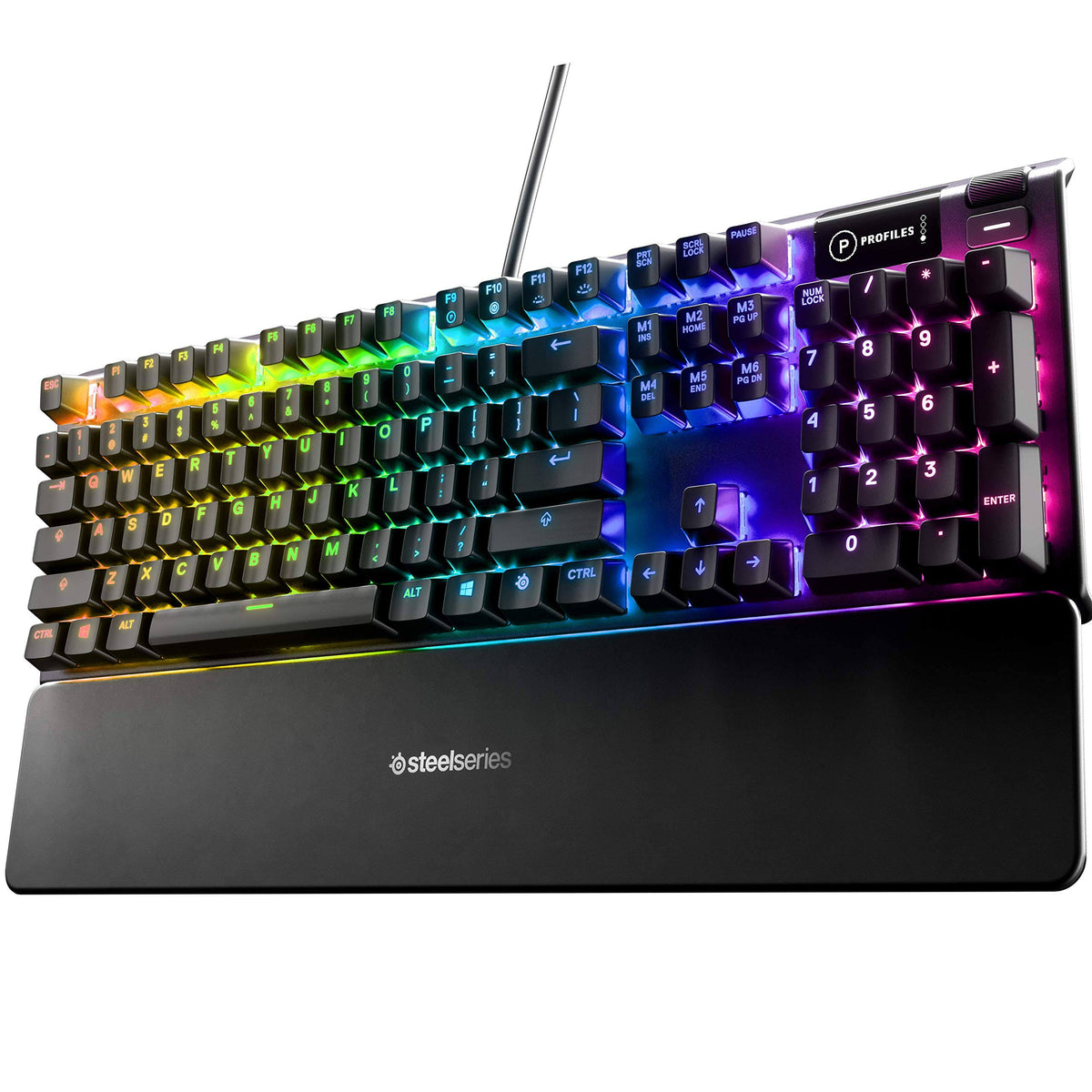 Wired Gaming Hybrid Mechanical Blue Switch Keyboard with RGB Back Lighting - Black X271
