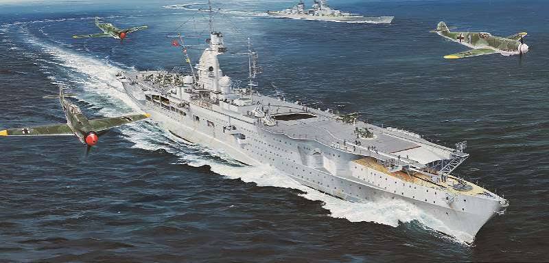 1/350 German Navy Aircraft Carrier Z151