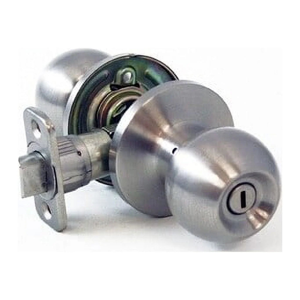 Polished Brass Privacy Locking Door Knob M8197