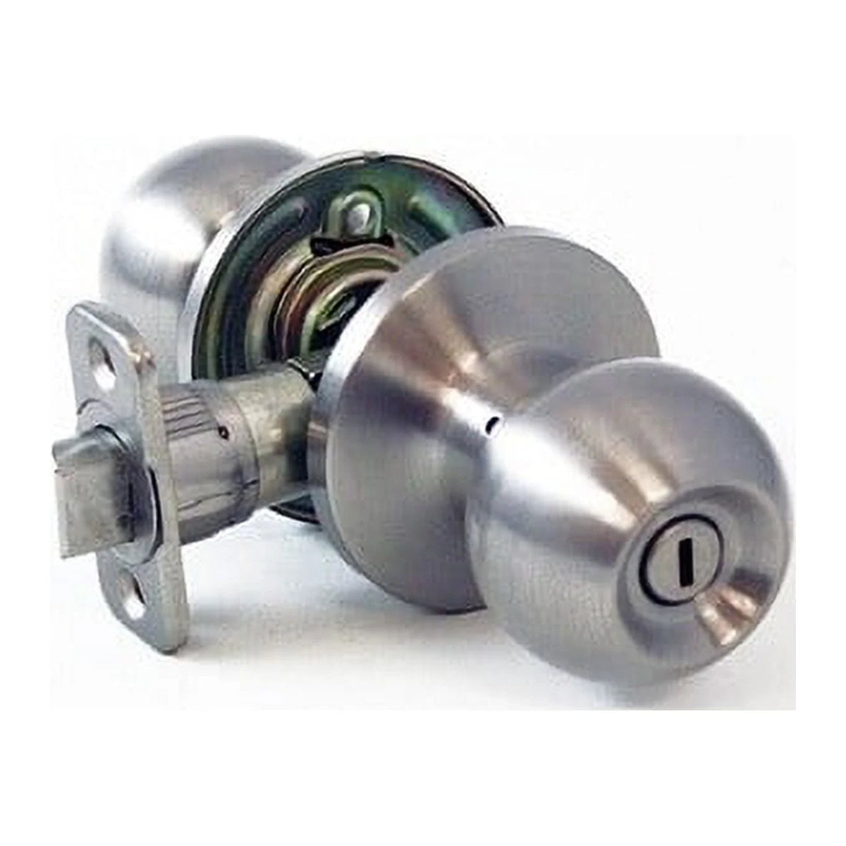 Polished Brass Privacy Locking Door Knob M8197