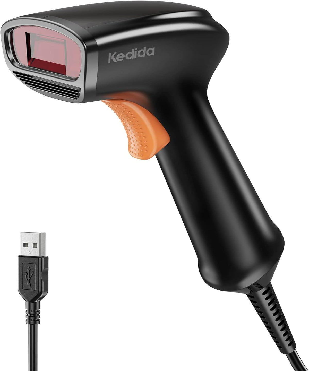 Handheld 1D Barcode Scanner with USB Cable Pack of 2 V563684
