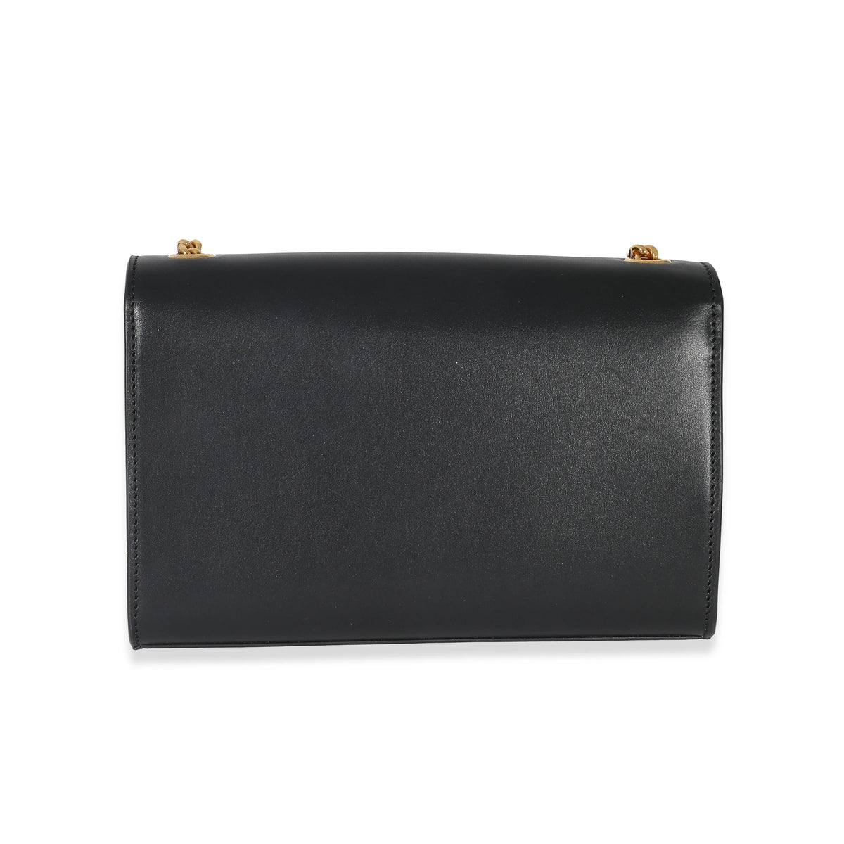Black Smooth Leather Small Tassel Bag B88023
