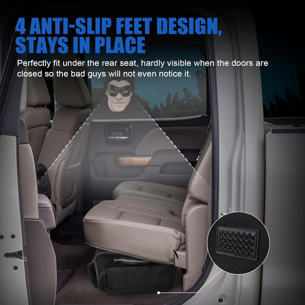 Under Seat Storage Bag with Refrigerated Bag Black F4577