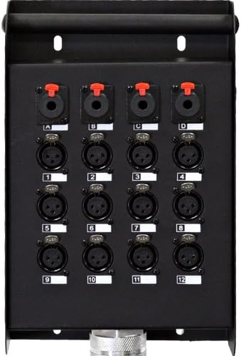 12 Channel 100' XLR Snake Cable with 1/4 Returns W6387