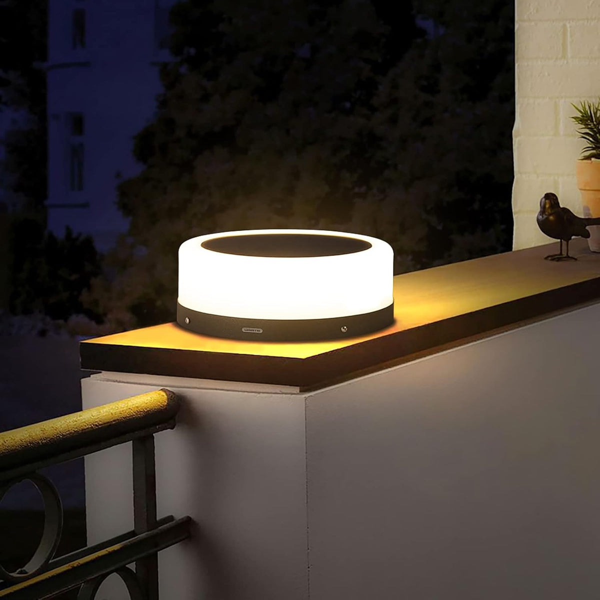 Outdoor Solar Post Cap Light D9657