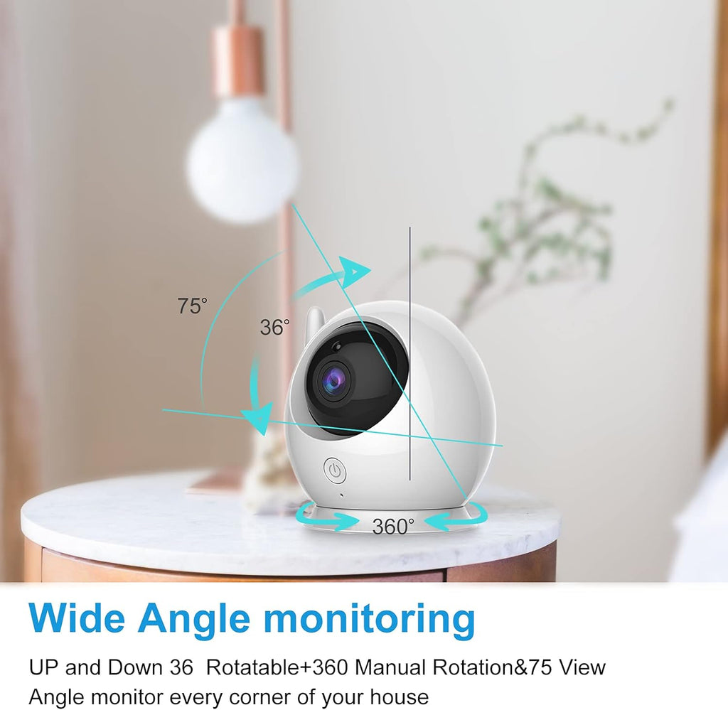 Video Baby Monitor with Camera and Audio, 4.3 Inch LCD Screen P744476