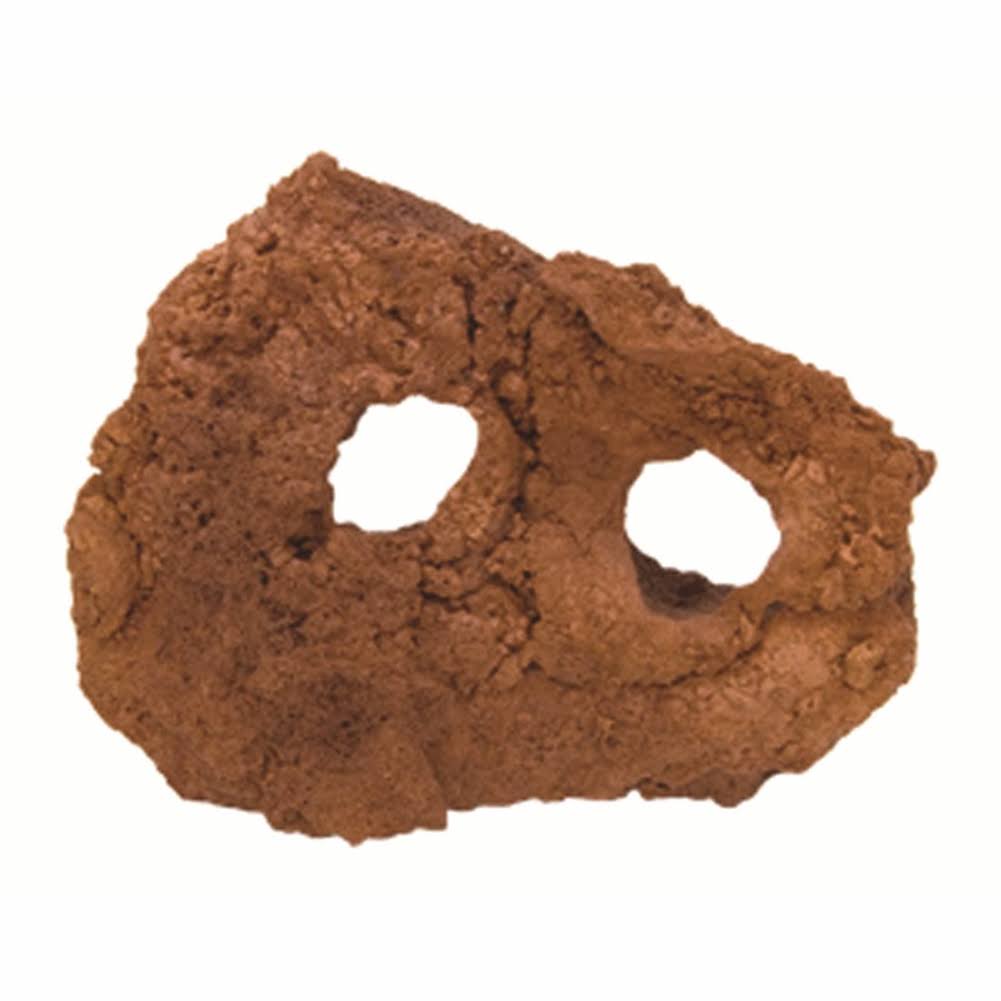 Carved Lava Rock Red Medium H542255