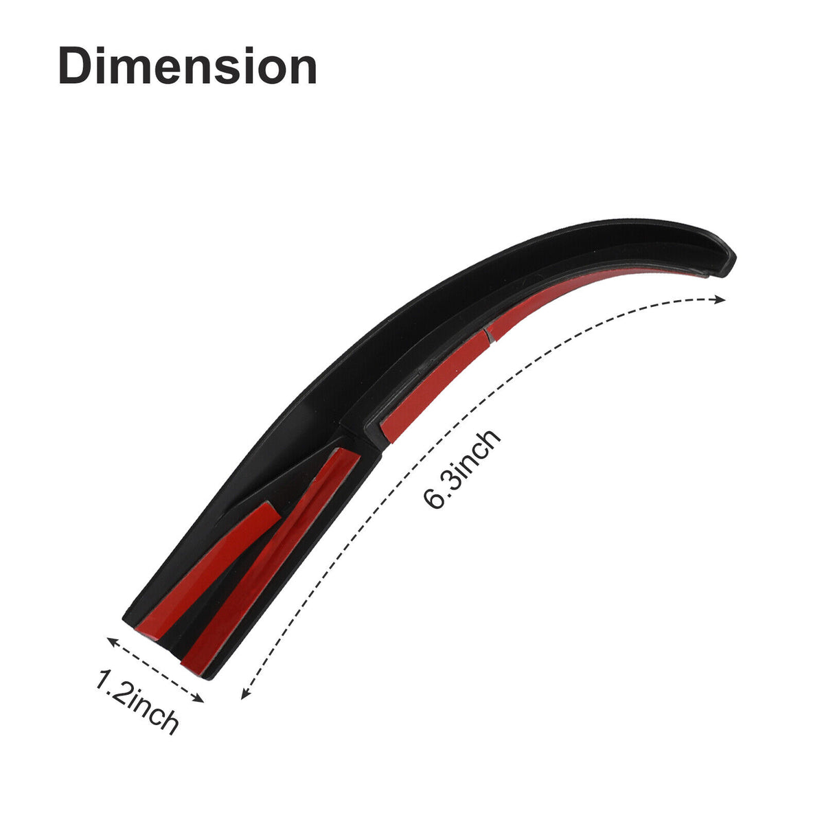 Car Roof Water Rain Diverter Gutter Extension G16882