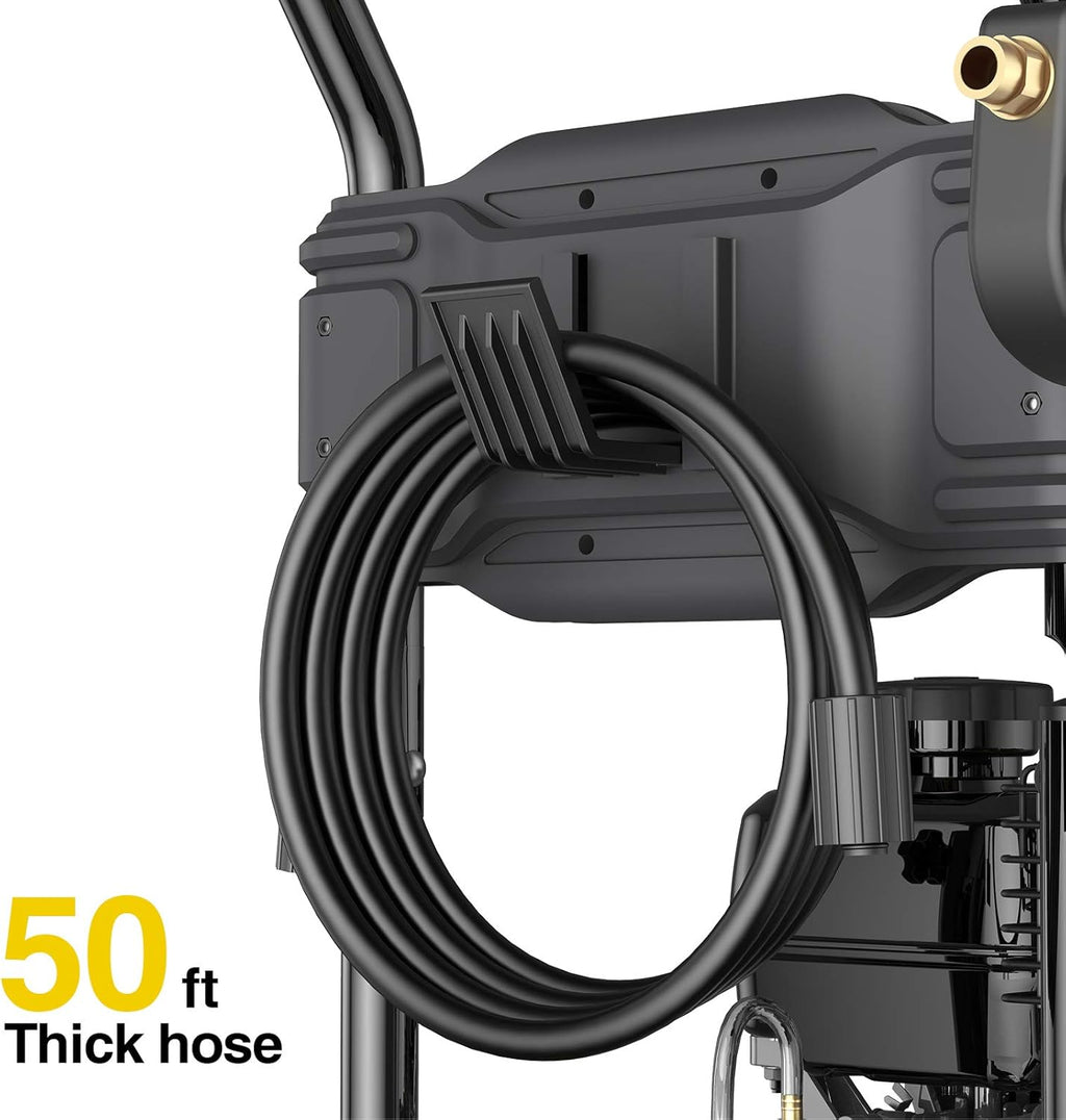 3500PSI Gas Pressure Washer 2.6GPM 212CC Power Washer with 50FT Hose and 5 Adjustable Nozzles K32035