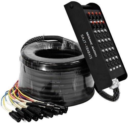 12 Channel 100' XLR Snake Cable with 1/4 Returns W6387