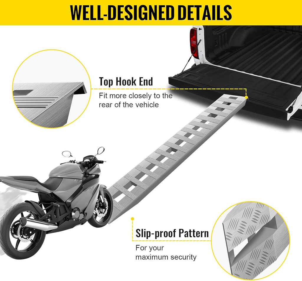 84x14 Inch Aluminum Ramps 1 Pair N4035