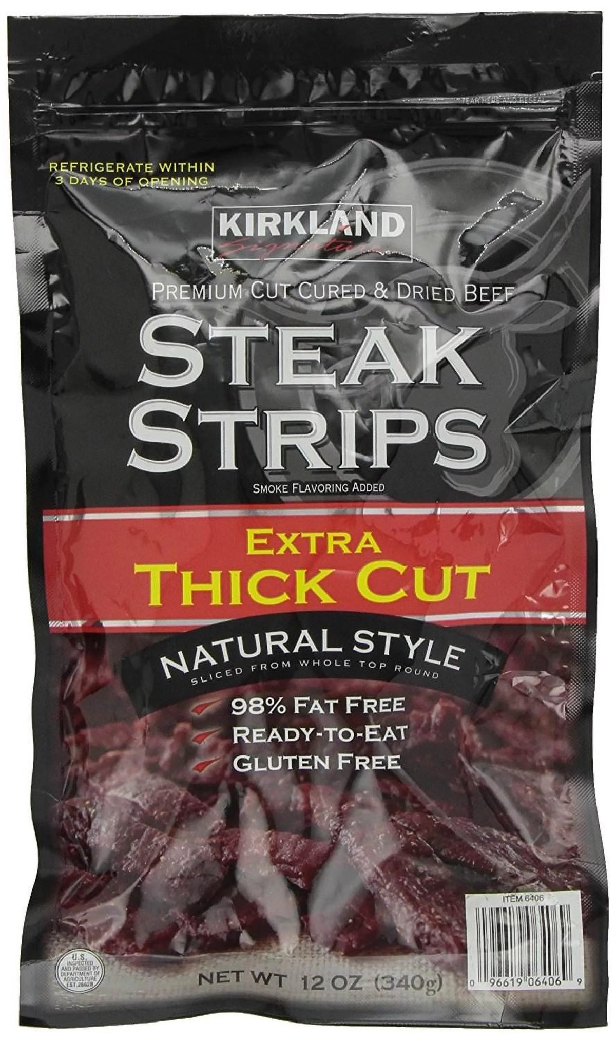 Steak Strips Extra Thick Cut, 12 Ounce E246847