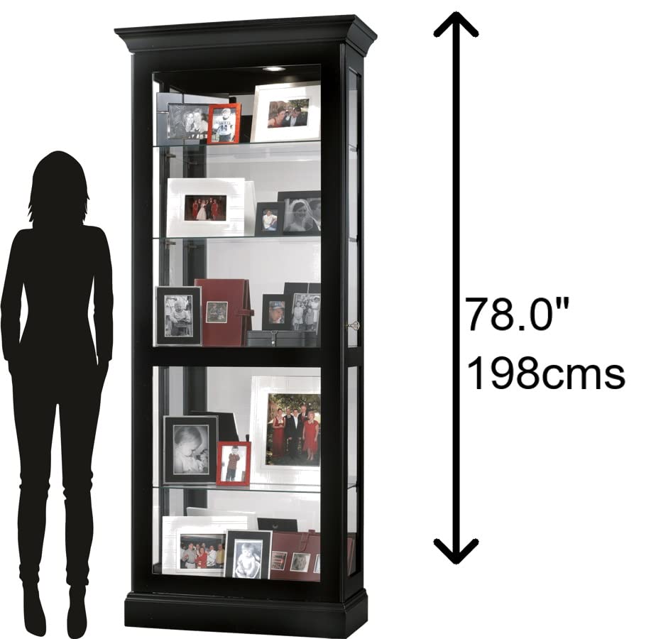 Black Satin Curio Cabinet N47952