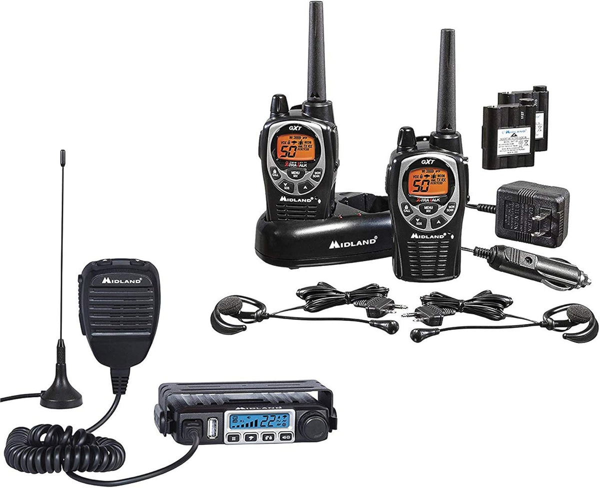 15 Watt GMRS Two-Way Radio with Magnetic Mount Antenna D91196