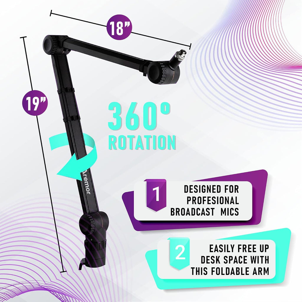 Adjustable 360° Rotatable Microphone Arm N915
