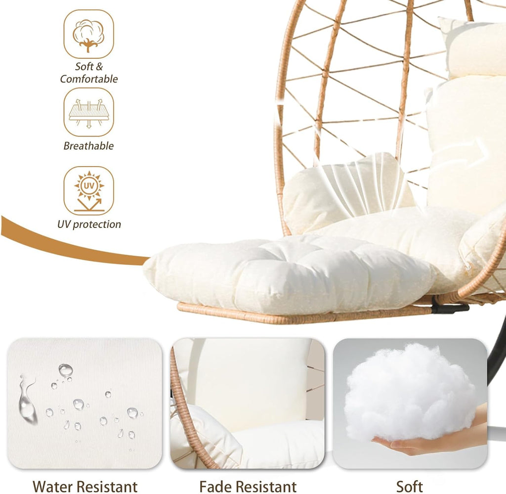Small Hanging Egg Chair with Stand W73220