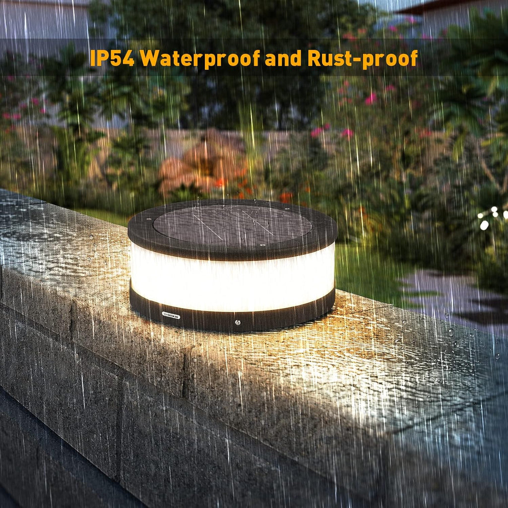 Outdoor Solar Post Cap Light D9657