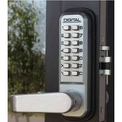 Mechanical Keyless Narrow Stile Lever Handle Lock J993