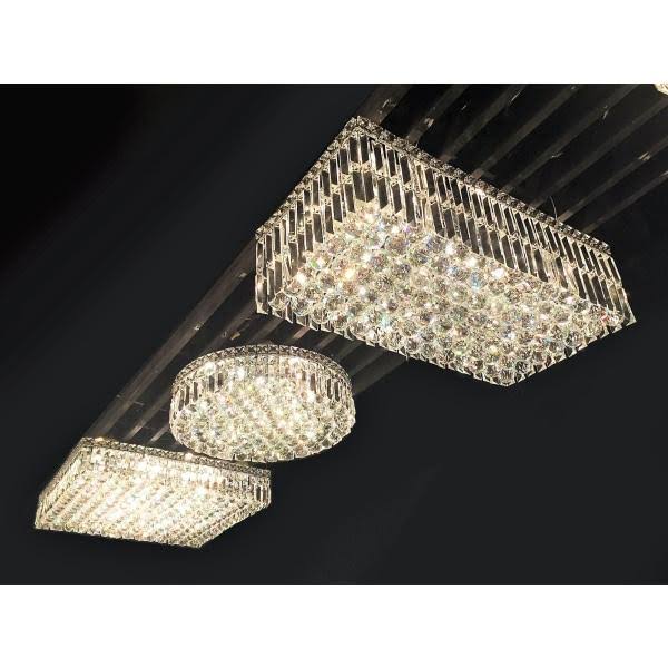 4 Light 12x22 Flush Mount - Chrome L5270