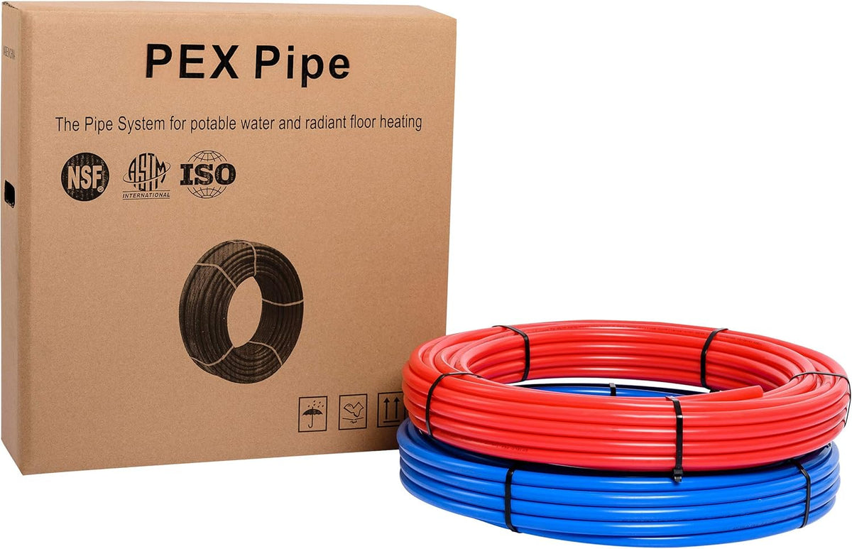 Pex-b Pipe/Tubing 1/2 inch 200 ft Pack of 2 F201101