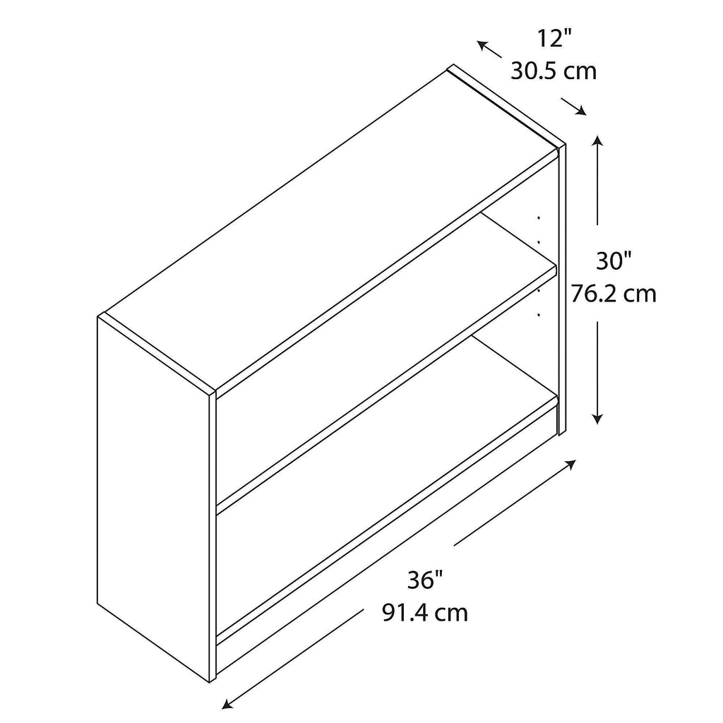 2 Shelf Bookcase Set of 2 K58530