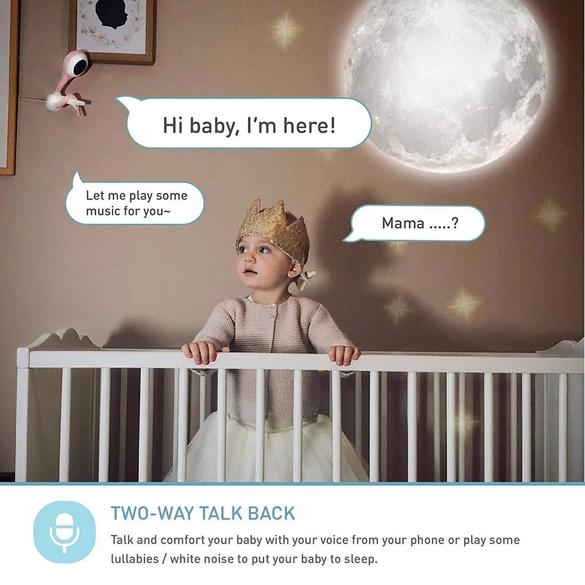 Baby Camera with True Crying Detection A38672