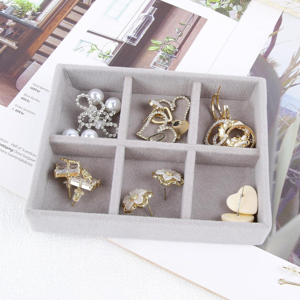 4PCS Stackable Jewelry Organizer Trays M4625