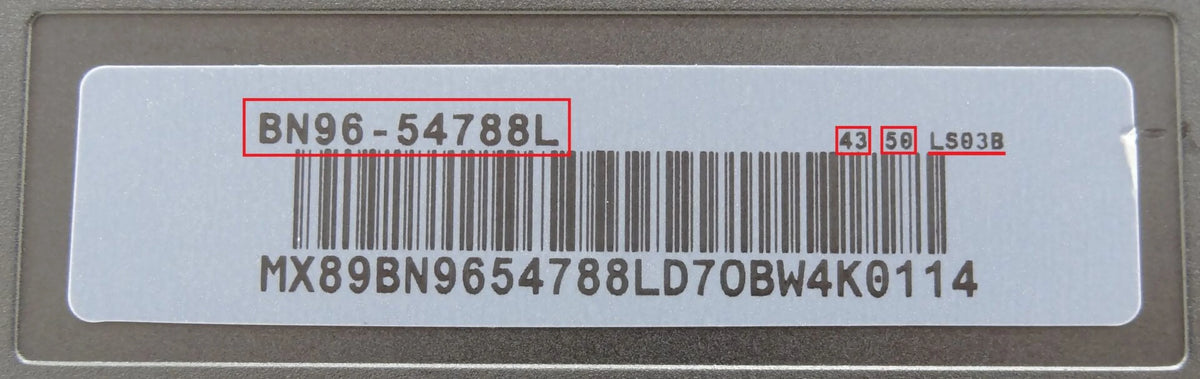 QN50LS03B QN43LS03B One Connect N449