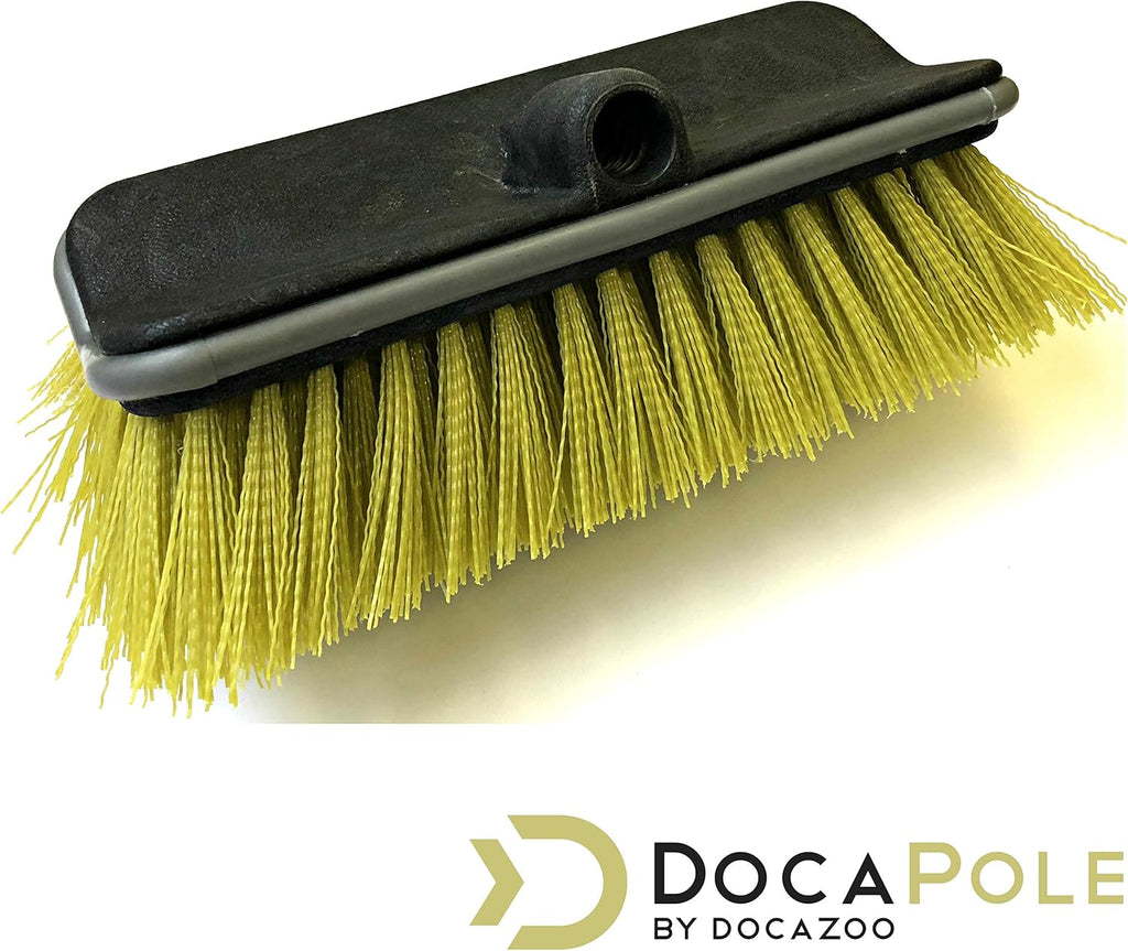 11 Inch Hard Bristle Deck Brush with Telescoping Pole Q547