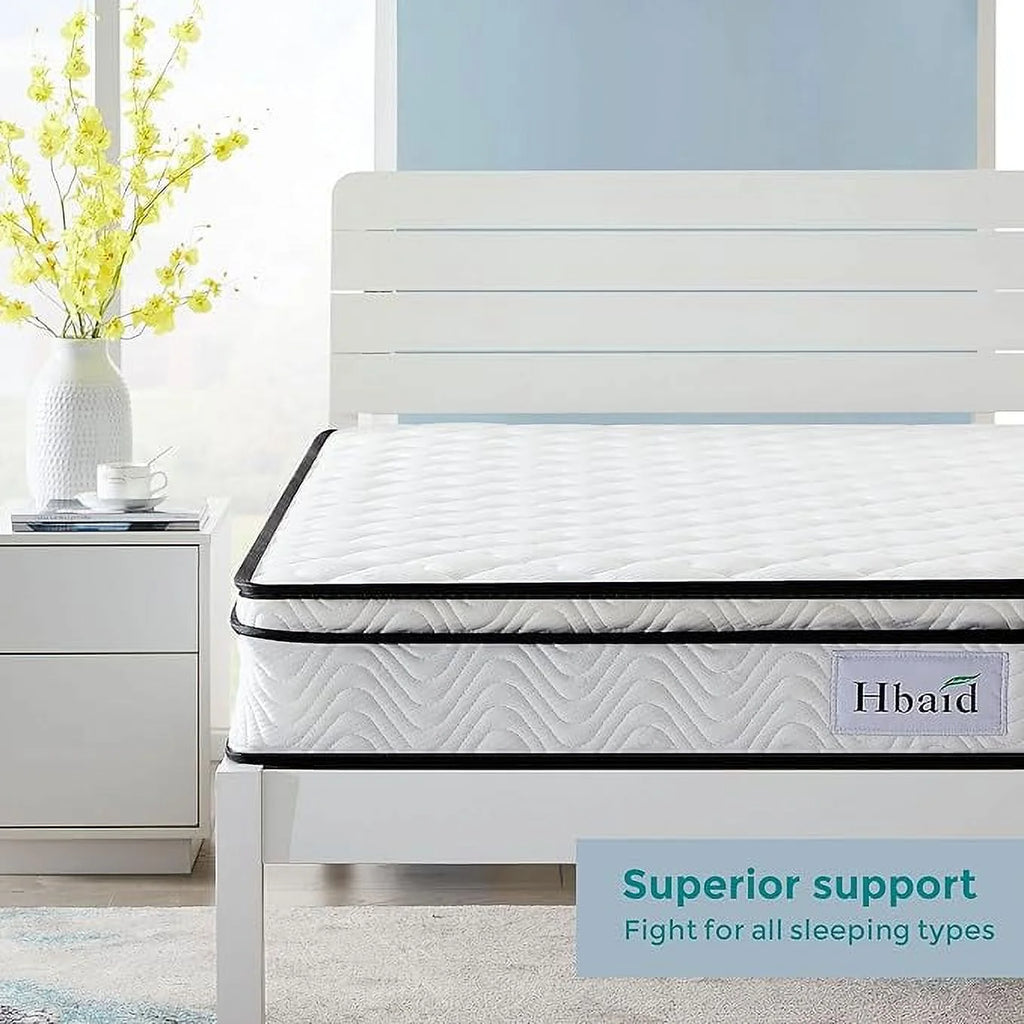 10 Inch Gel Memory Foam Hybrid Twin Mattress V6133