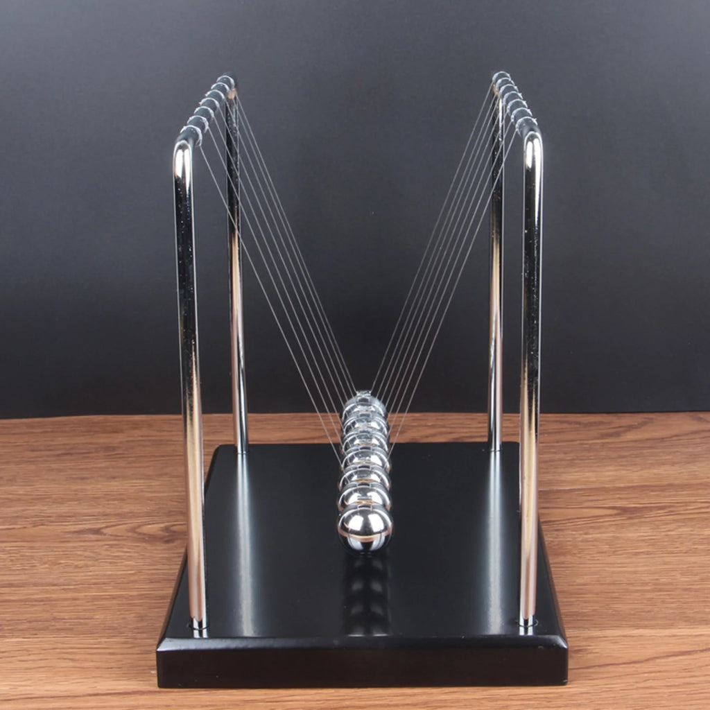 Newton Cradle Pendulum with 7 Balance Balls Desk Decor O232612
