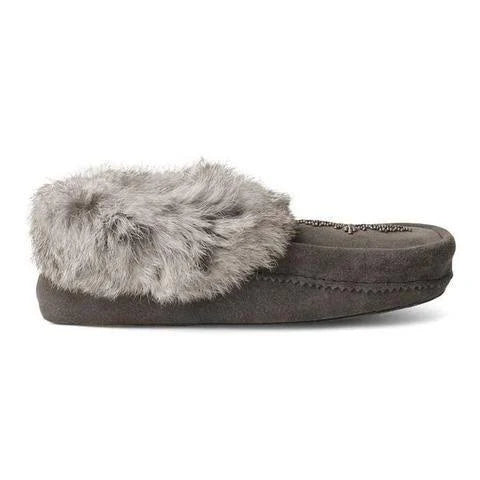 Charcoal Suede Moccasins G944