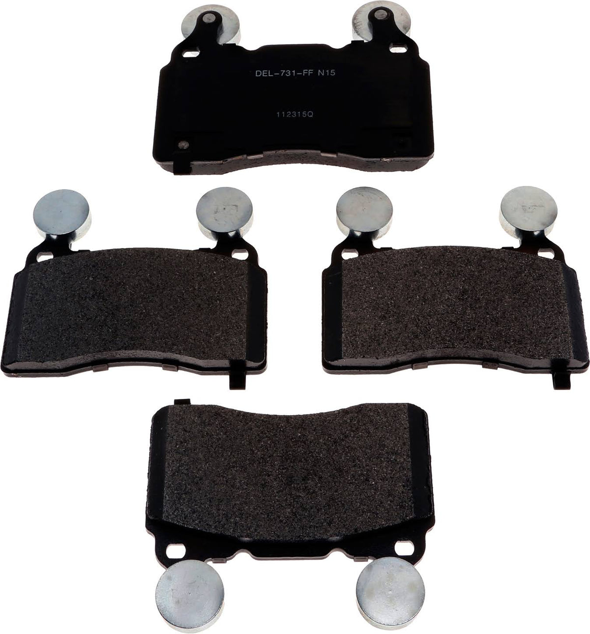 Semi-Metallic Front Disc Brake Pad Set V735565