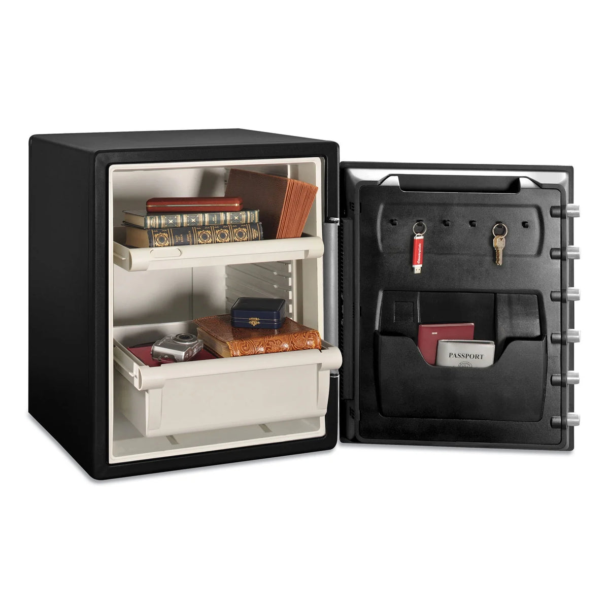 Fire-Safe with Combination Access, 2 cu ft, Black D7395